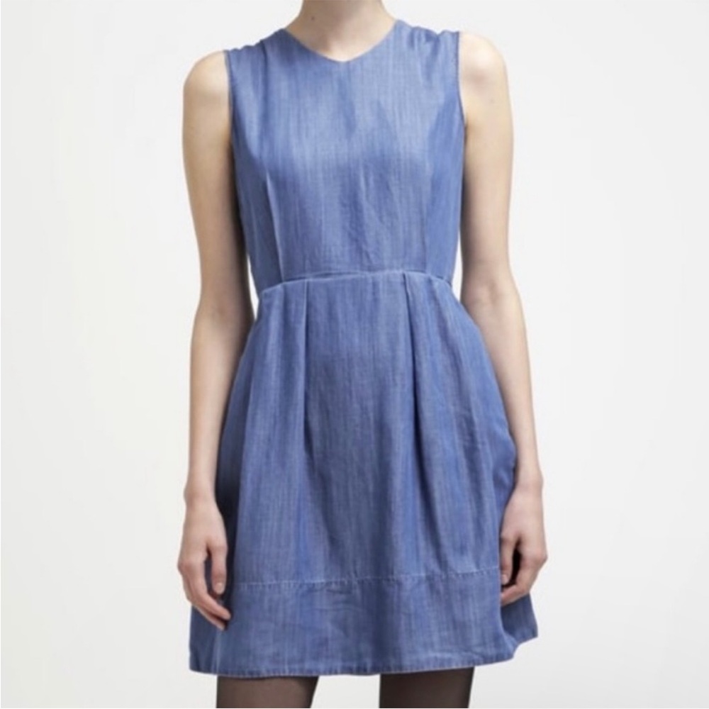 GAP Blue Tencel Denim Dress Size 2 Petite